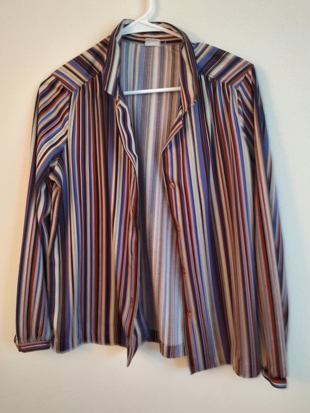 ILGWU (International Ladies' Garment Workers' Union) Vintage Striped Blouse